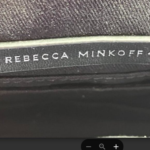 Rebecca Minkoff Love Mock Croc Embossed Leather Crossbody Bag Cobalt Bue NWOT - Picture 9 of 10